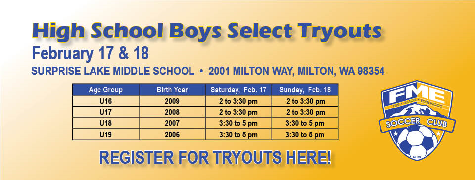 HS Boys Tryouts